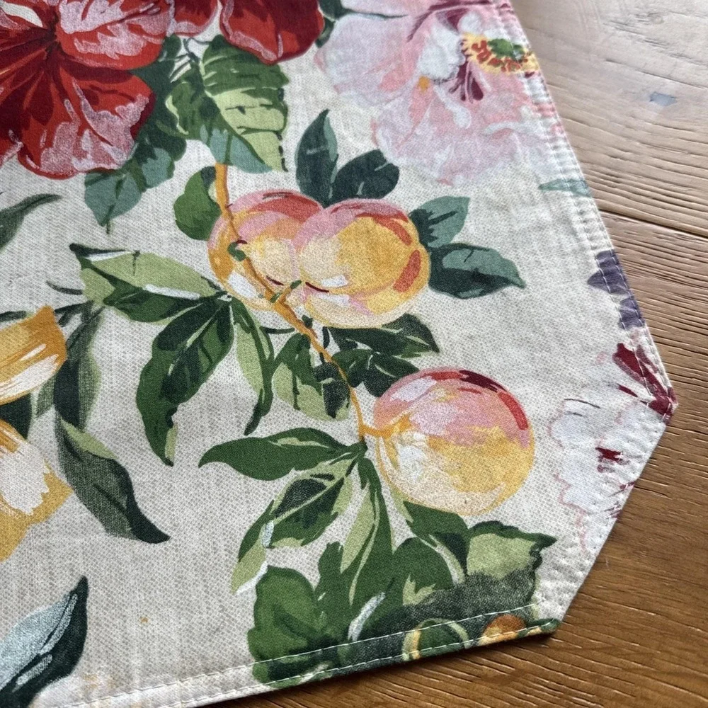 Vintage‎ Floral Placemats Victorian Dinnerware Tableware Dining set of 4